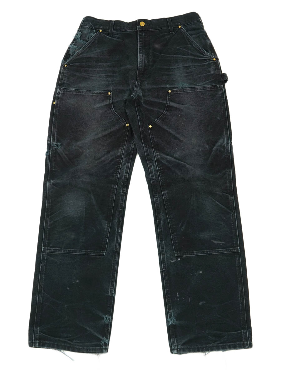 CARHARTT B01 DOUBLE KNEE PAINTER PANTS BLACK (SIZE.W34 L32) | NEW