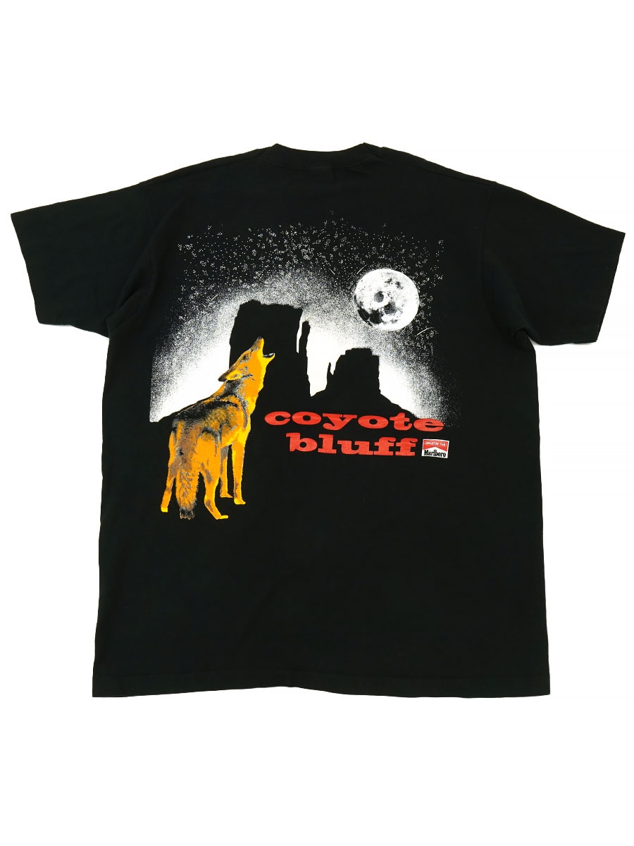 90'S FRUIT OF THE LOOM MARLBORO ''WOLF'' POCKET T SHIRT (SIZE. X