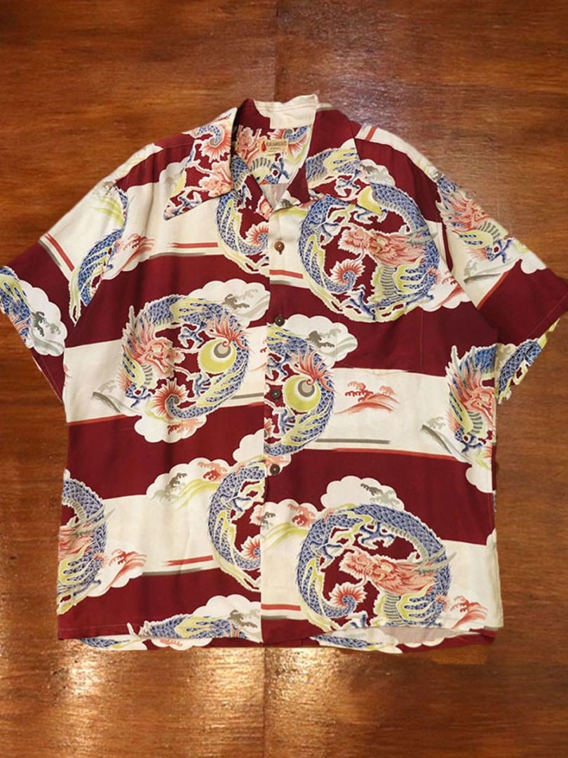 1940s HAWAIIAN SHIRT , Size XL