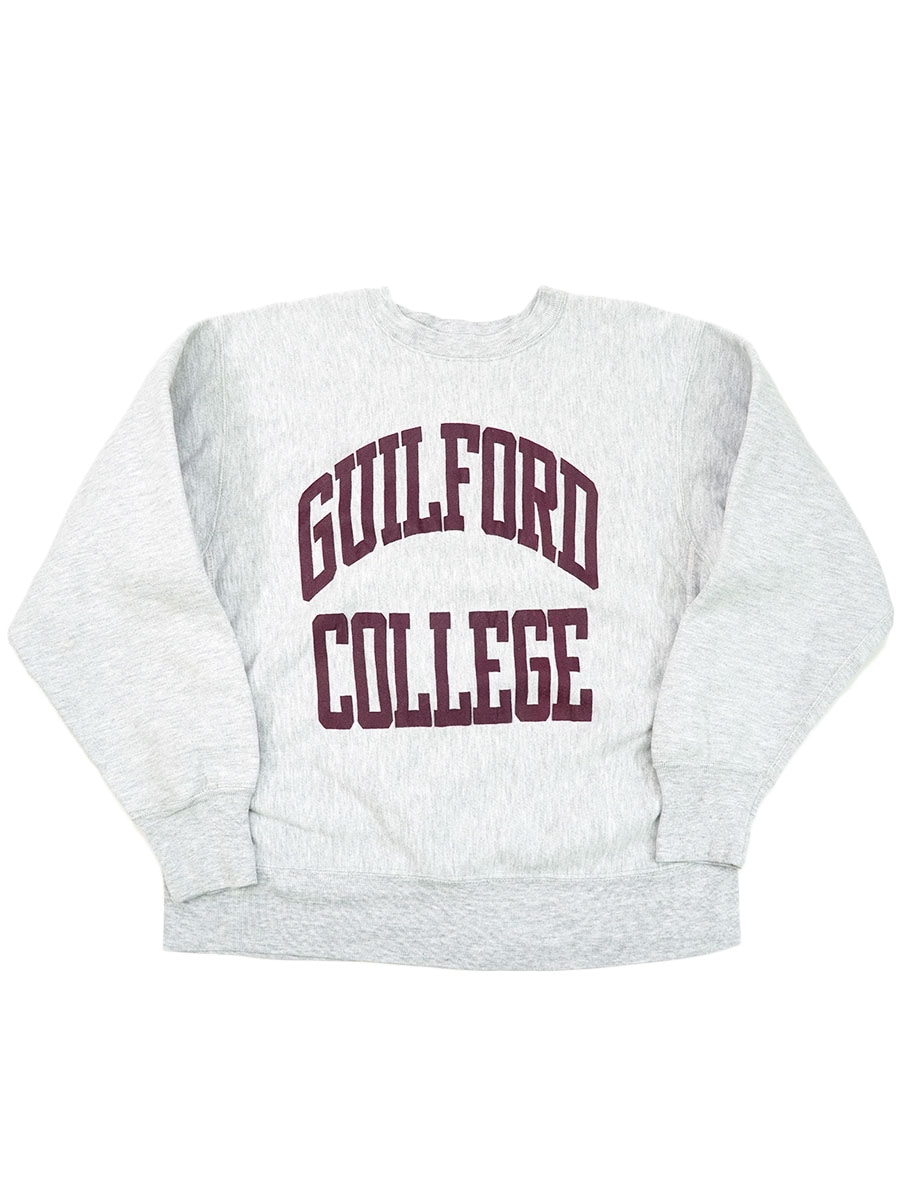 80'S CHAMPION REVERSE WEAVE ''GUILFORD COLLEGE'' (SIZE.LARGE)