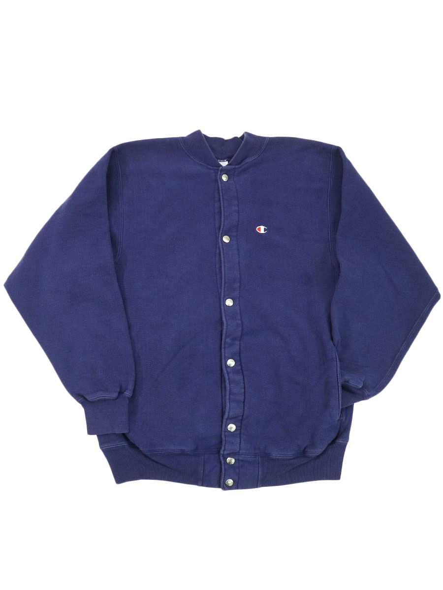 ク*ウ様 90’s Champion Reverse Weave スナップカーデ 90'S CHAMPION REVERSE WEAVE FULL SNAP SWEAT CARDIGAN MID NIGHT