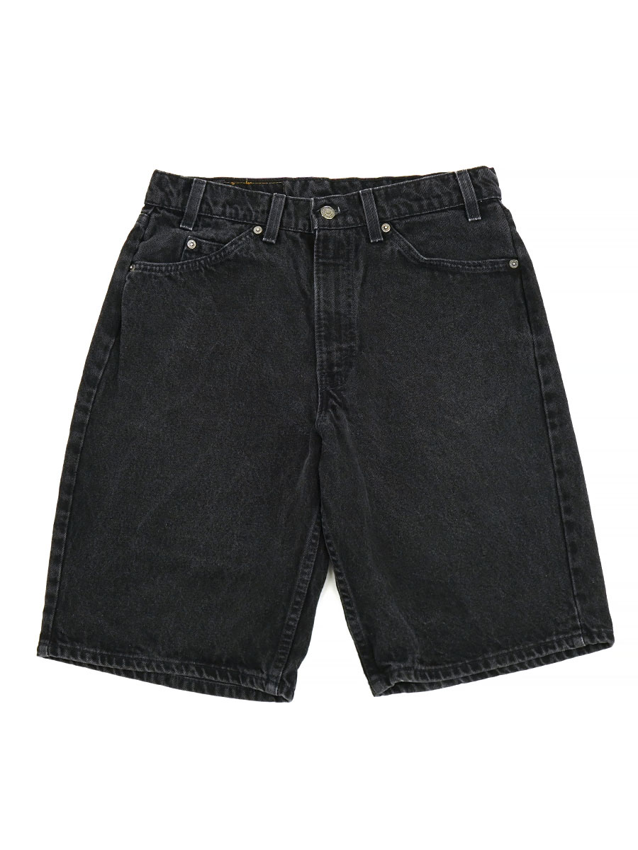 90'S～ LEVI'S 550 BLACK DENIM SHORTS (SIZE. W33 L11) | すべての
