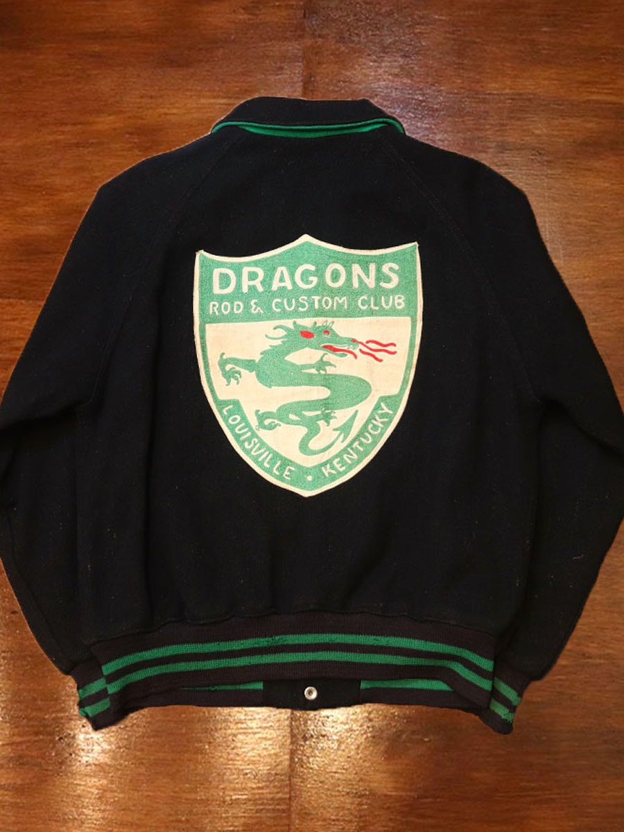 1950s CAR CLUB JACKET , Size L