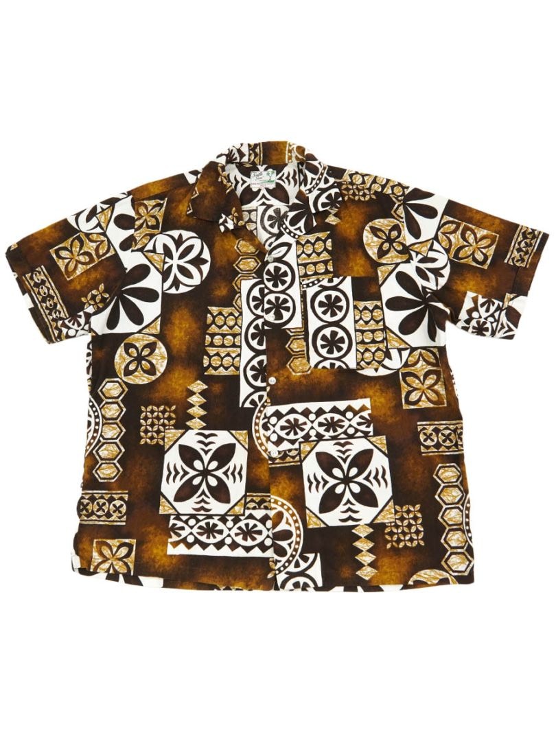 70'S SOUTH SEA GARMENTS HAWAIIAN SHIRT (SIZE.XOS) | NEW ITEM