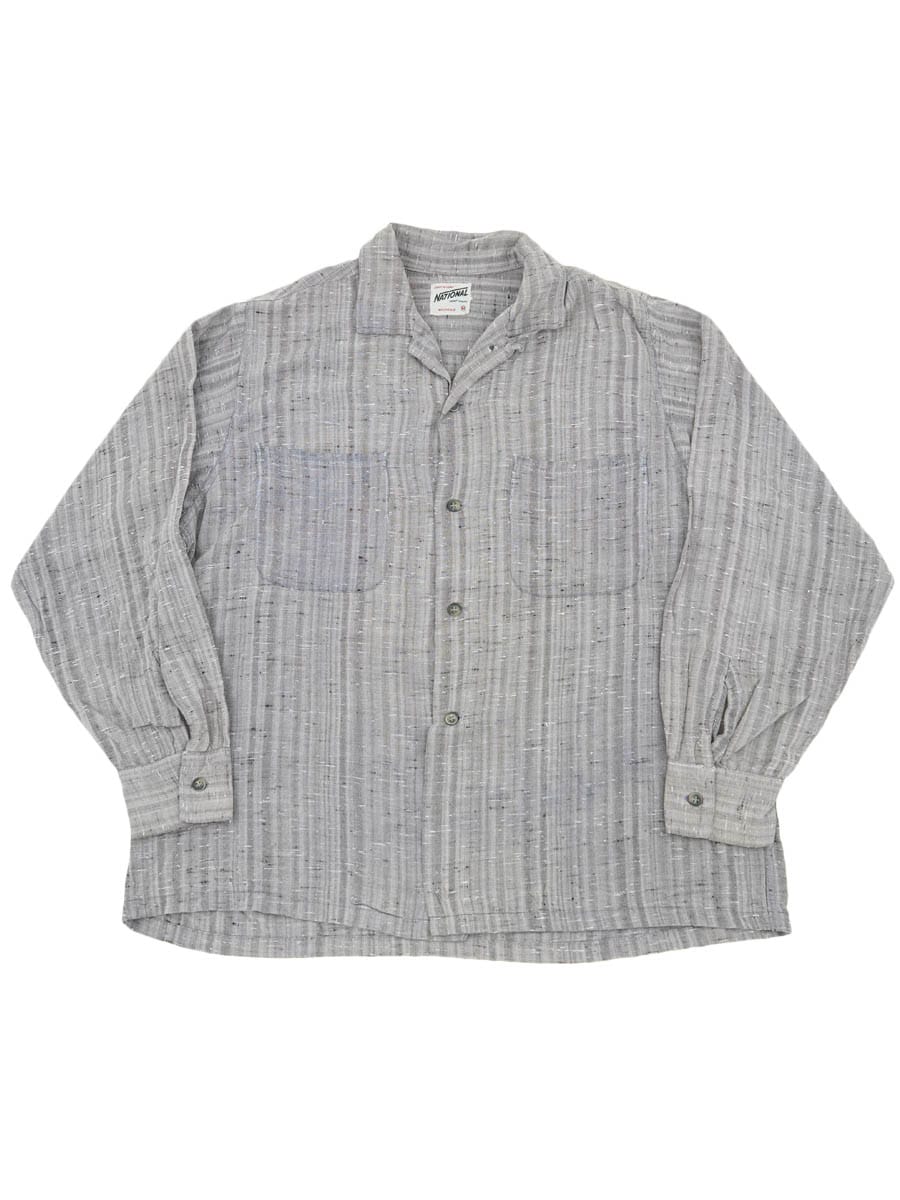 60'S NATIONAL NEP PATTERN L/S SHIRT (SIZE.MEDIUM) | NEW ITEM