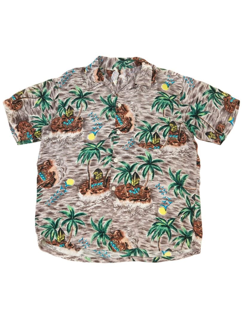 60'S ALOHA SHIRTS HAWAIIAN SHIRT (SIZE.MEDIUM)