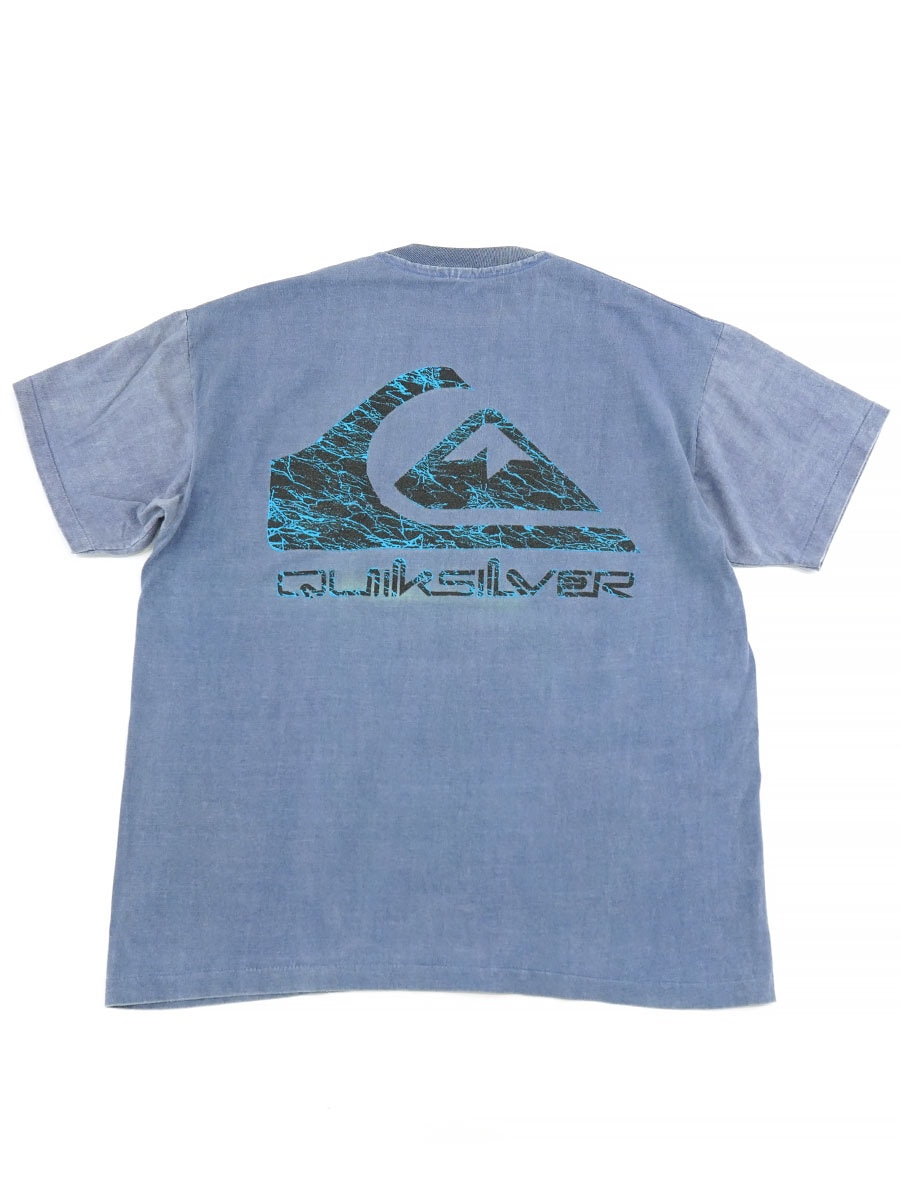 90'S QUICKSILVER BOTH PRINT SURF T SHIRT (APPROX. MEDIUM)