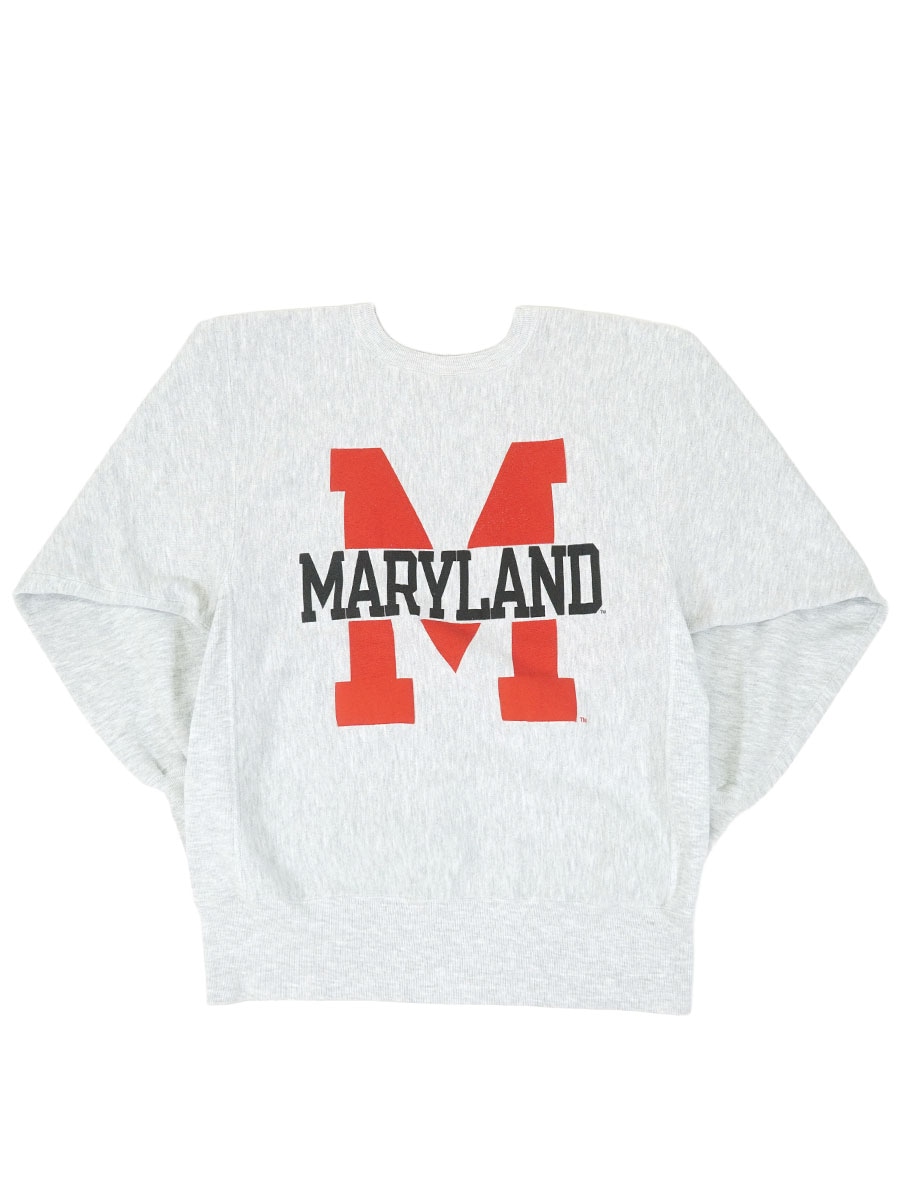 90'S CHAMPION REVERSE WEAVE ''MARYLAND'' GREY (SIZE.LARGE) MADE IN