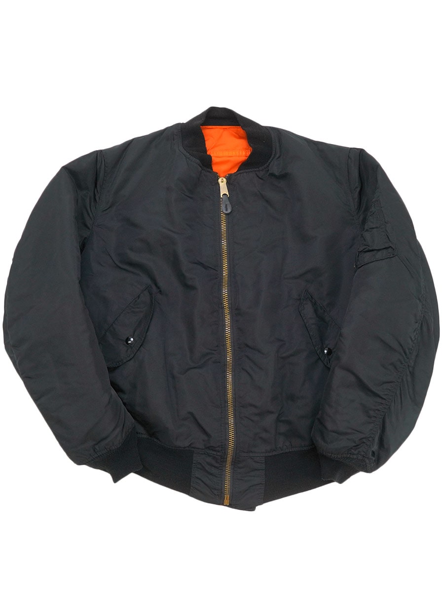 ALPHA INDUSTRIES MA-1 MIL-J-82790J FLIGHT JACKET BLACK (SIZE.X