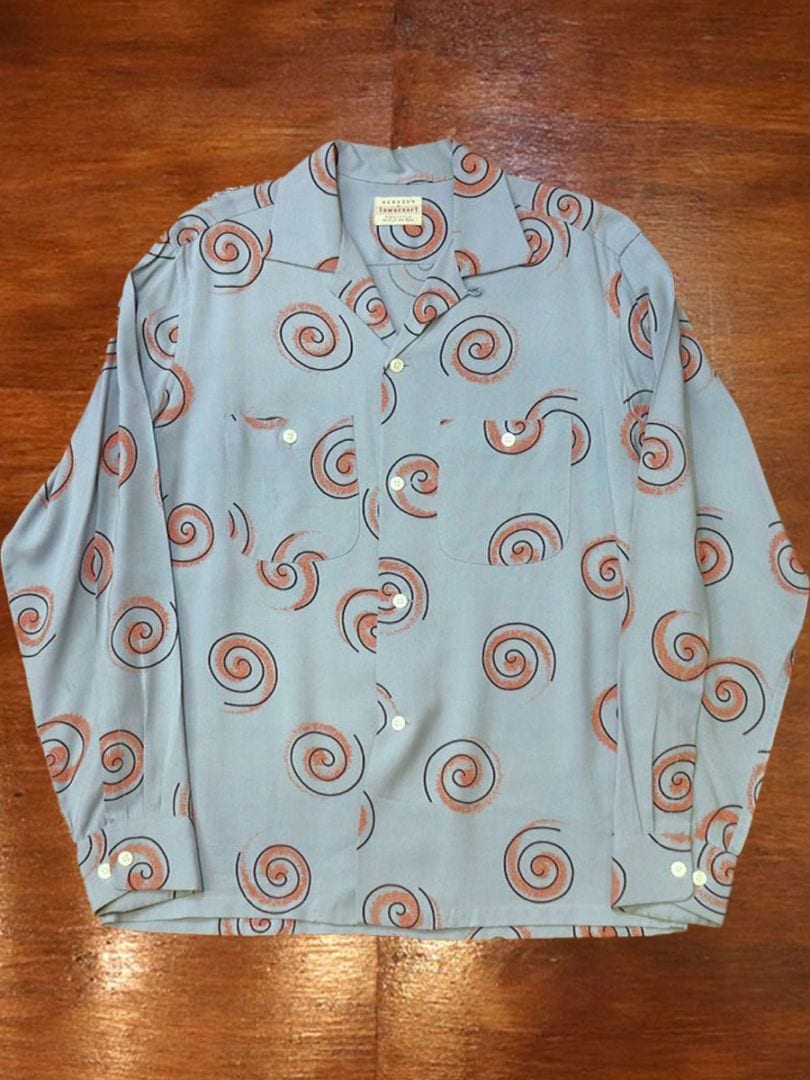 1950s L/S ROCKABILLY SHIRT , Size M