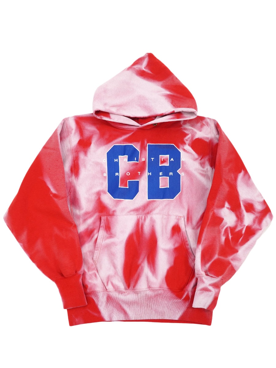 90'S CHMAPION REVERSE WEAVE HOODIE ''CB'' SUN FADE (SIZE.LARGE)