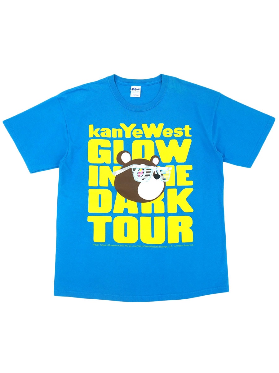 00'S GILDAN KANYE WEST ''GROW IN THE DARK TOUR'' T SHIRT (SIZE.LARGE)