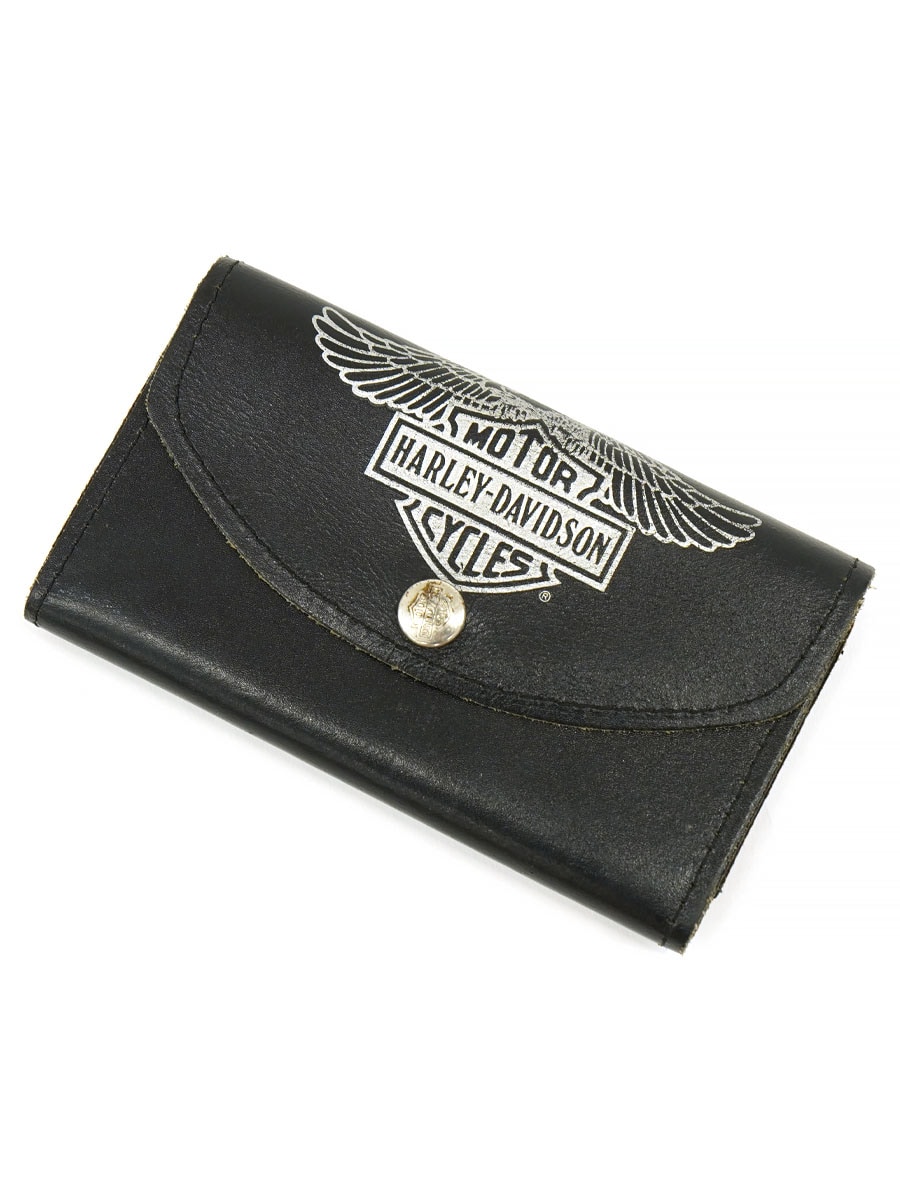 80'S～ HARLEY-DAVIDSON LEATHER WALLET BLK NOS | NEW ITEM