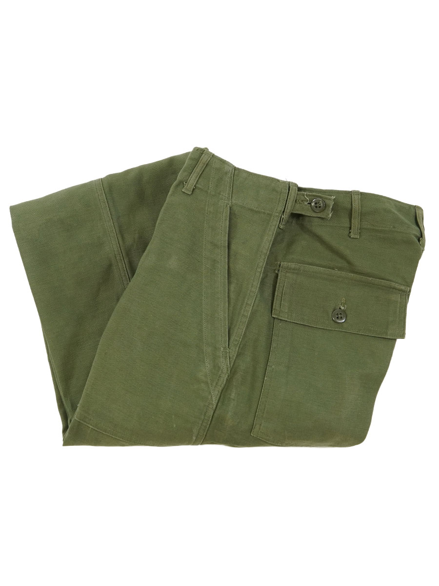 '64 U.S.ARMY UTILITY TROUSERS EARLY MODEL (SIZE.W30 L31)