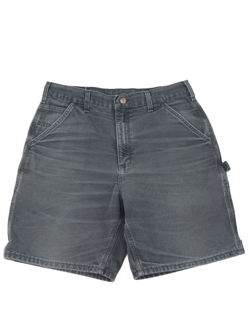 CARHARTT DUCK PAINTER SHORTS FADE NAVY (SIZE.W34)