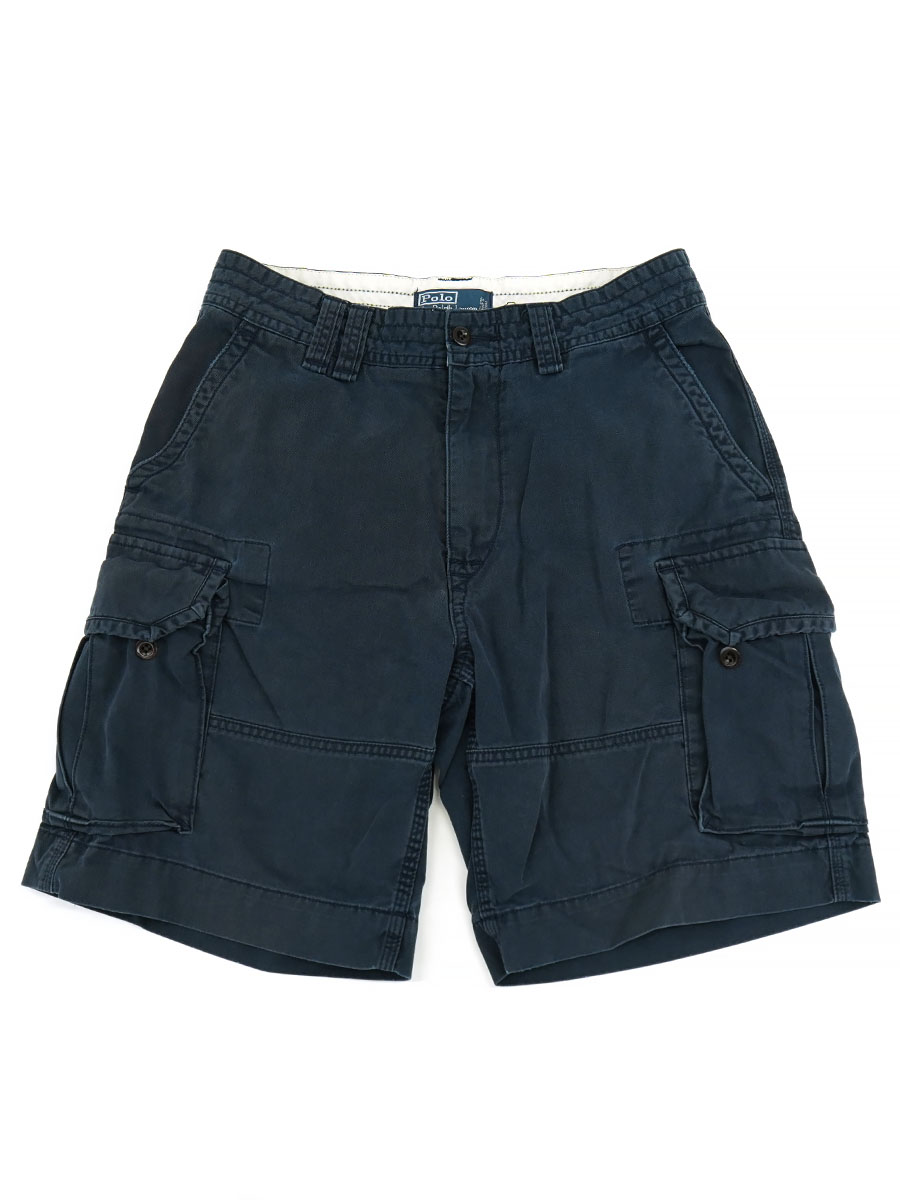 RALPH LAUREN 100%COTTON CARGO SHORTS (SIZE. 33)