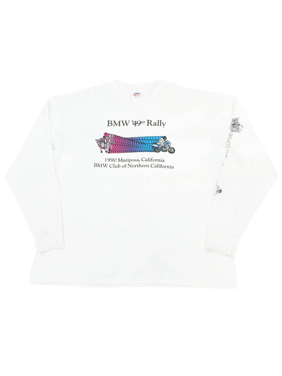 90'S MILLER ''BMW '49ER RALLY'' L/S T SHIRT (SIZE.XX LARGE) MADE IN USA