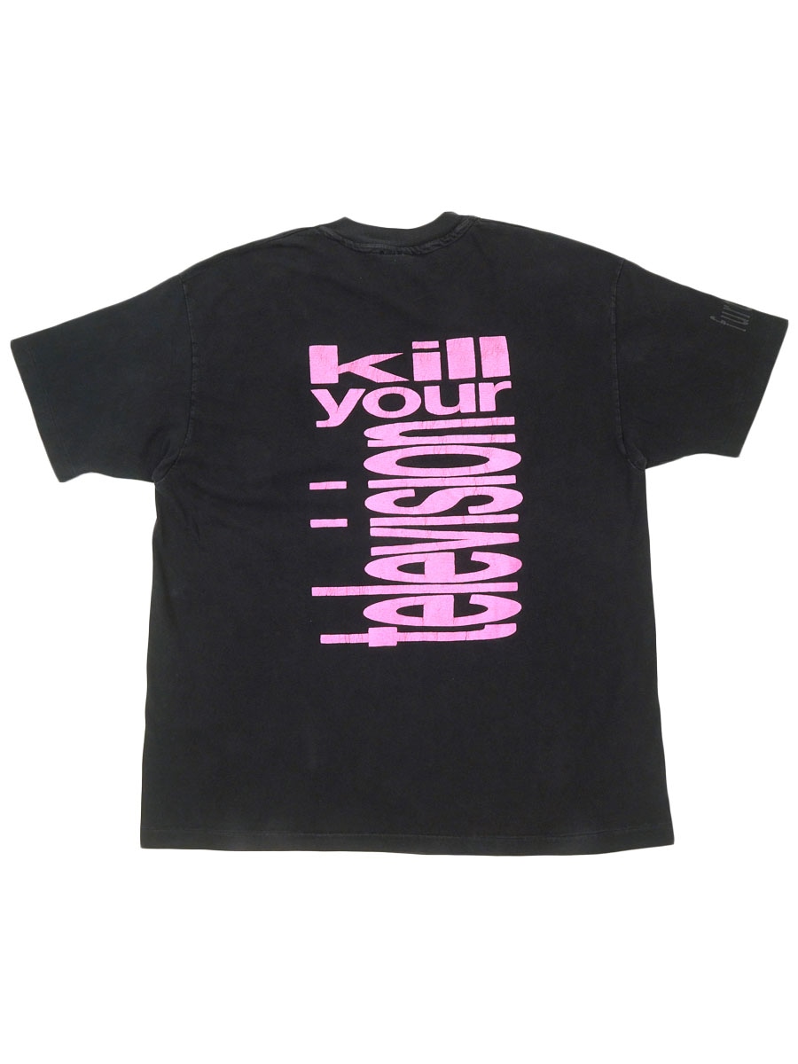 90'S HANES NED'S ATOMIC DUSTBIN ''KILL YOUR TELEVISION'' T SHIRT