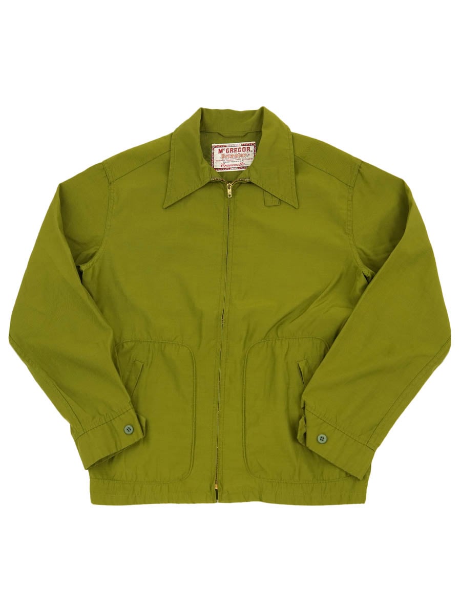 60'S MCGREGOR DRIZZLER JACKET OLIVE GREEN (SIZE.38)