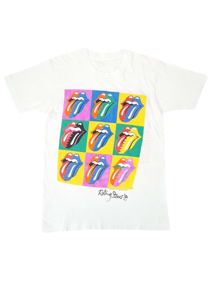 80'S ROLLING STONES ''THE NORTH AMERICAN TOUR 1989'' T SHIRT