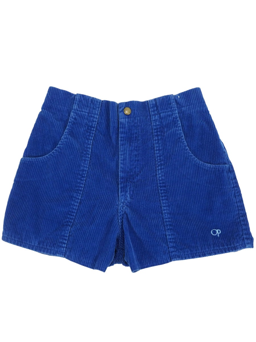 80's OCEAN PACIFIC CORDUROY SHORTS BLUE (APPROX.30) MADE IN USA
