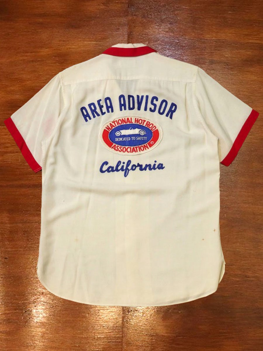 1950s CAR CLUB SHIRT , Size S