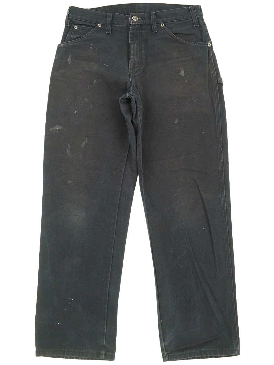 DICKIES DUCK PAINTER PANTS BLACK (APPROX.W32.5 L30) | NEW ITEM