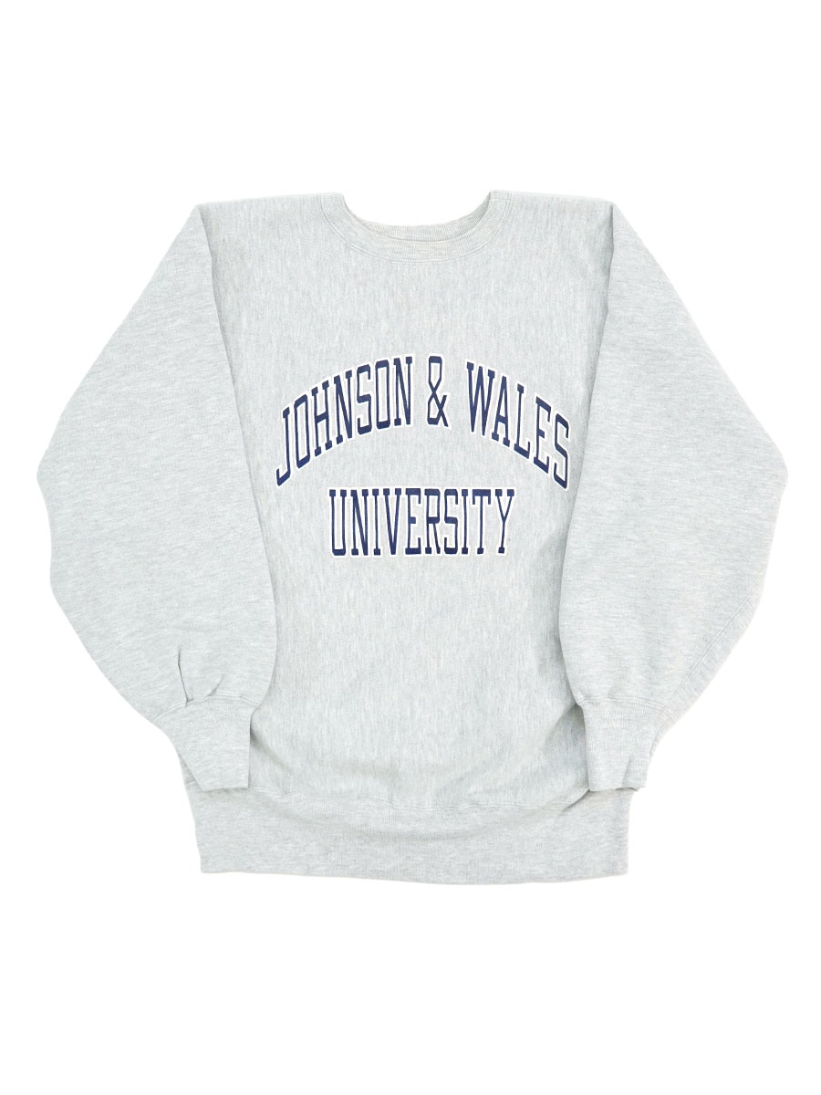 90'S CHAMPION REVERSE WEAVE CREW ''JOHNSON & WALES UNIVERSITY'' (SIZE.X LARGE) MADE IN USA