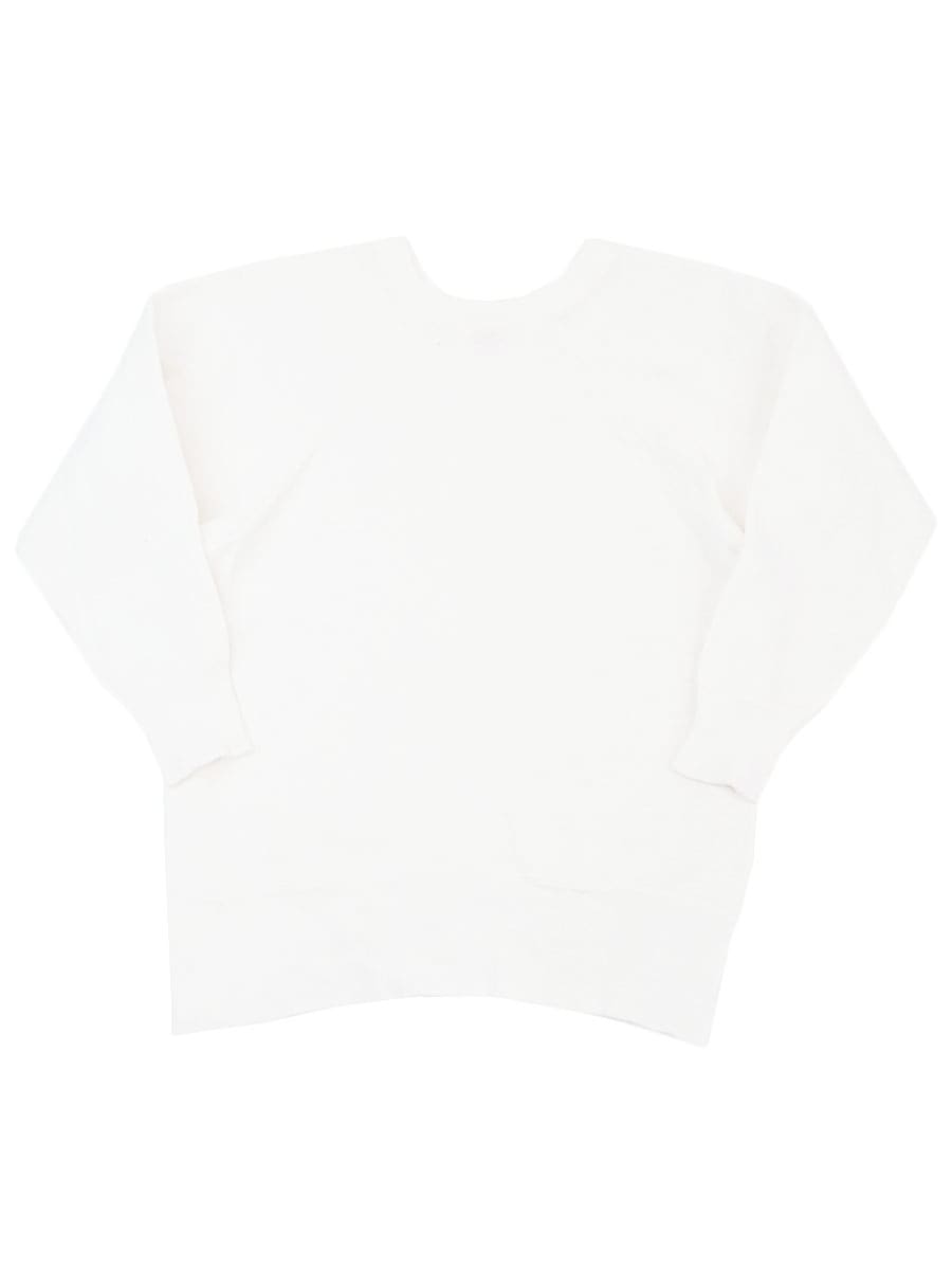 60'S CRANBROOK RAGLAN SWEAT SHIRT WHITE (APPROX.SMALL)