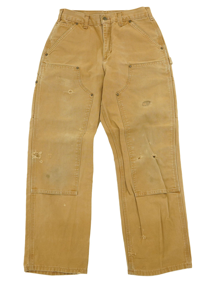 CARHARTT DOUBLE KNEE DUCK PAINTER PANTS BROWN (SIZE.W30 L30) | NEW