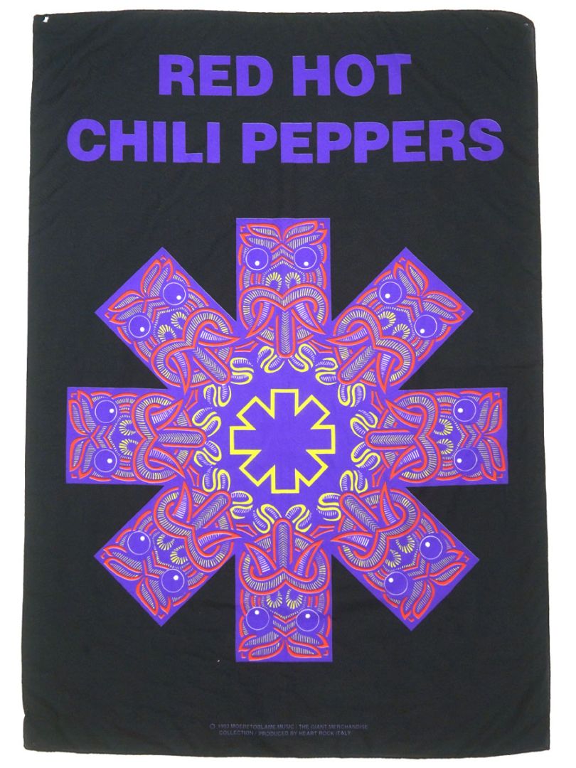90'S ''RED HOT CHILI PEPPERS'' FLAG (APPORX.106×73.5)