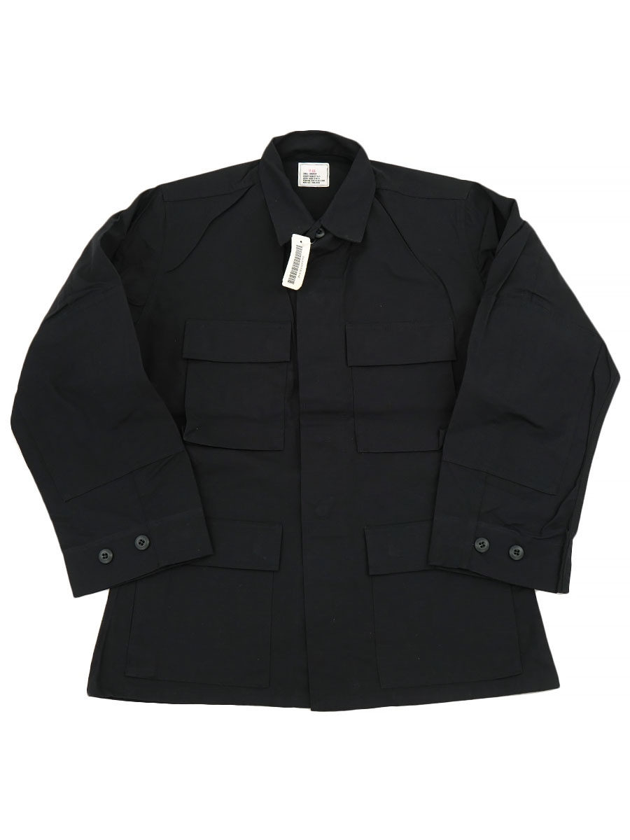 '97 US COAT HOTWEATHER BLACK 357 BDU JACKET (SIZE. SMALL REG) NOS