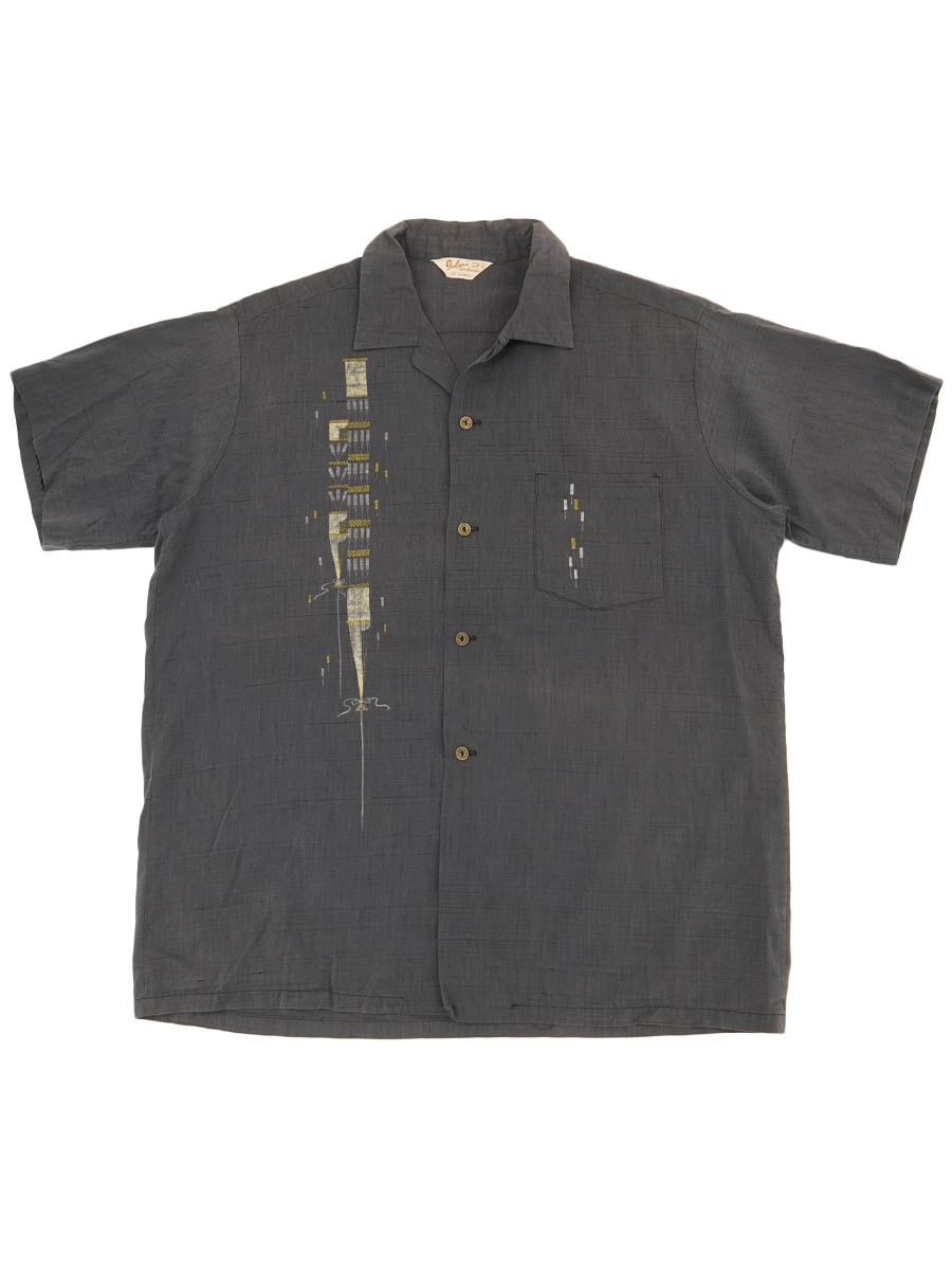 60'S IOLANI SPORTSWEAR OF HAWAII S/S SHIRT (SZIE.LARGE)