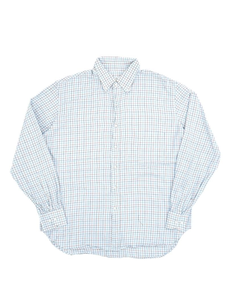 80'S LORO PIANA 100% COTTON B.D. SHIRT (APPROX.LARGE) MADE IN ITALY