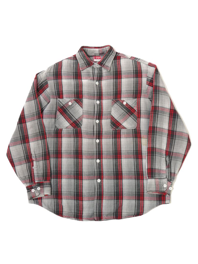 60'S BIG MAC PLAID FLANNEL SHIRT (SIZE.LARGE TALL)