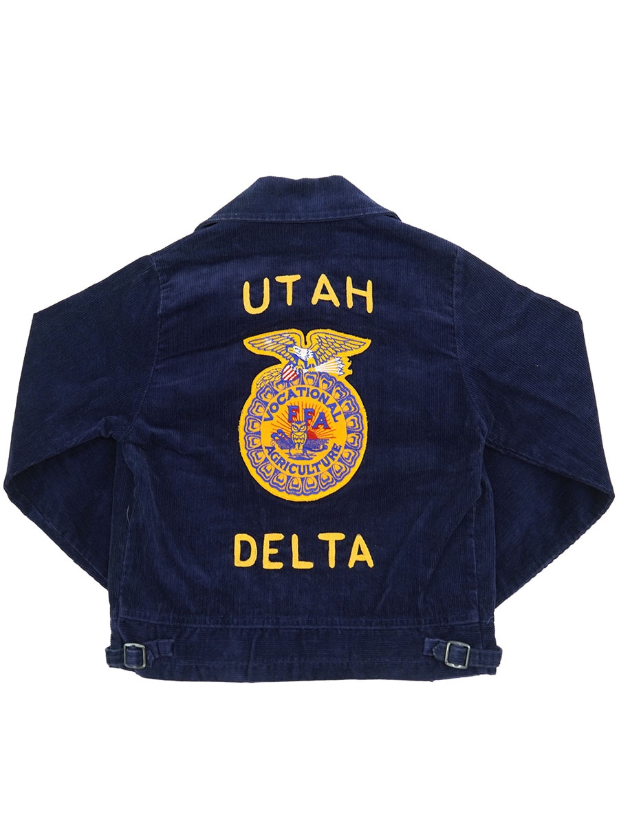 80'S～ NATIONAL FFA ''UTAH DELTA'' FFA JACKET (SIZE.34)