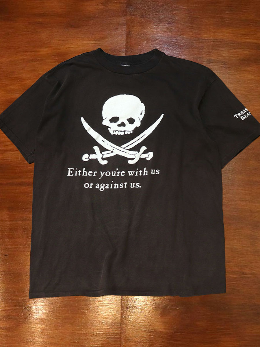 1990s SKULL T , Size L