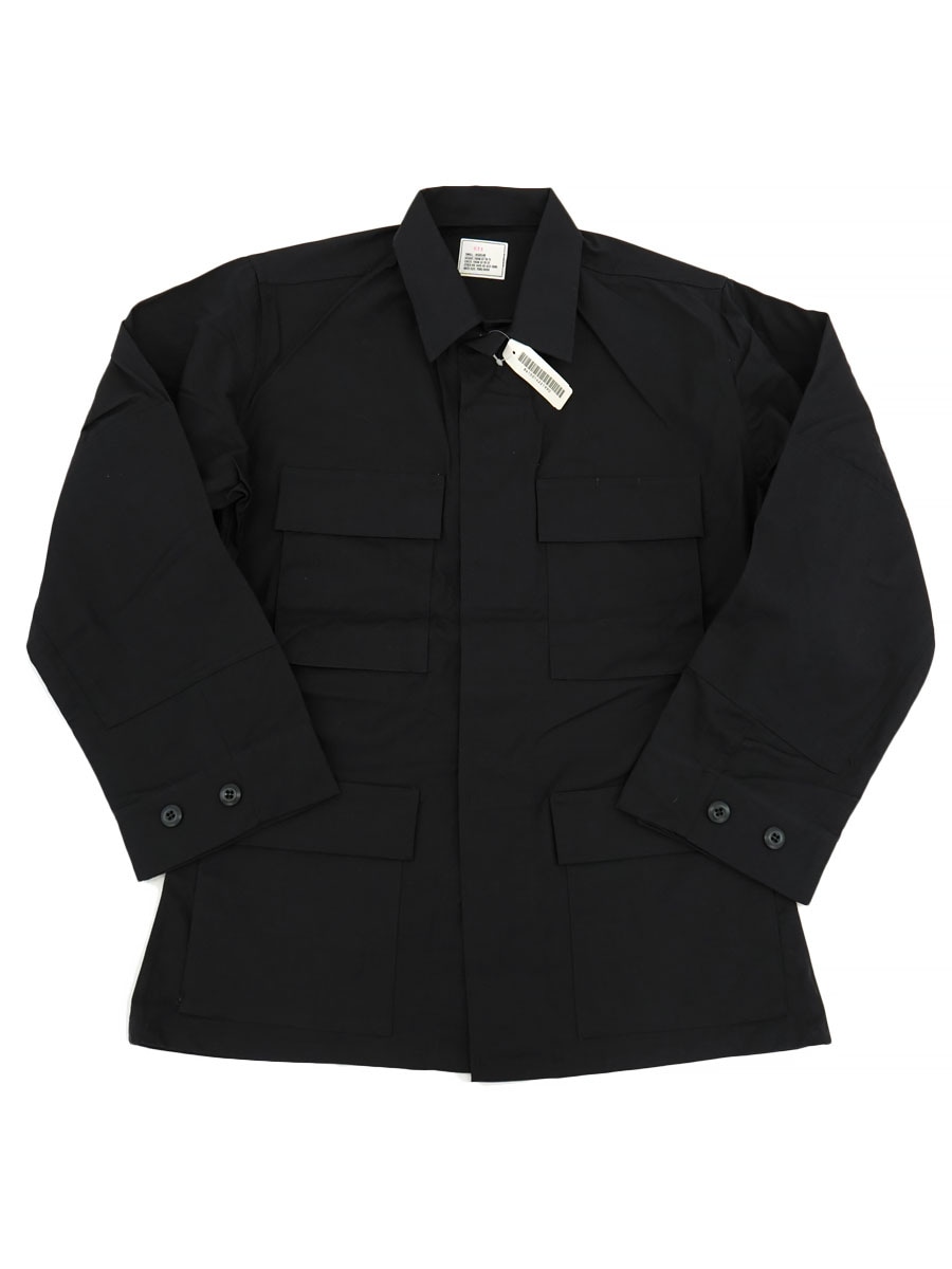 97 US COAT HOTWEATHER BLACK 357 BDU JACKET (SIZE. SMALL REG) NOS