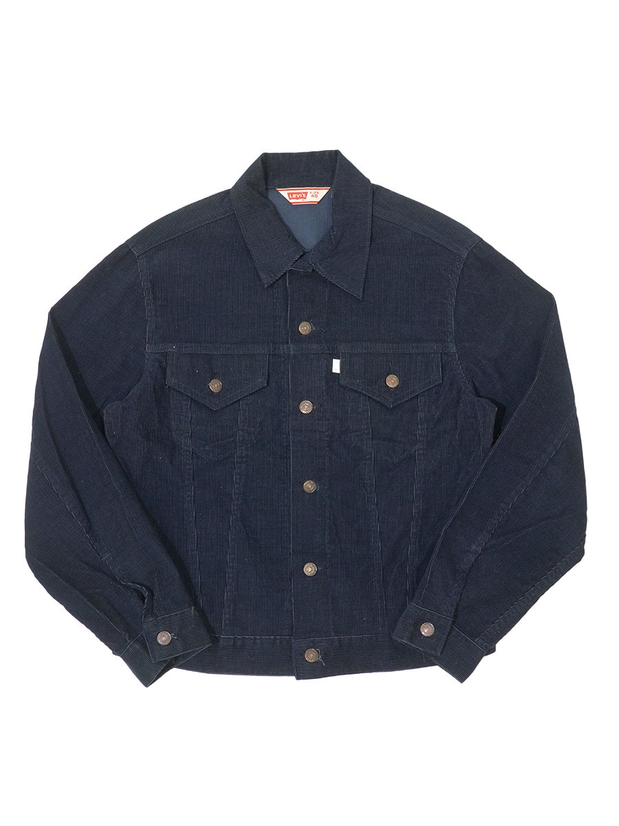 70'S LEVI'S 70505-1517 CORDUROY JACKET NAVY (SIZE.40) NOS | NEW