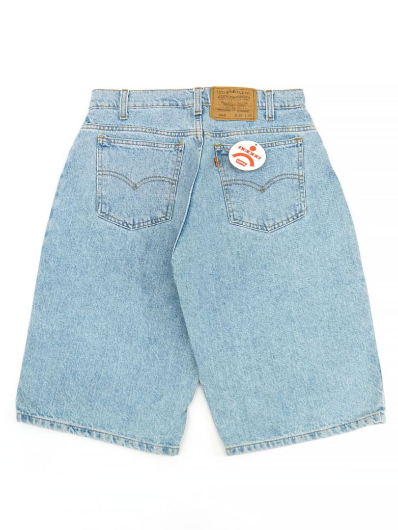 90'S LEVI'S 560 DENIM SHORTS (SIZE. W30 L00) NOS | NEW ITEM