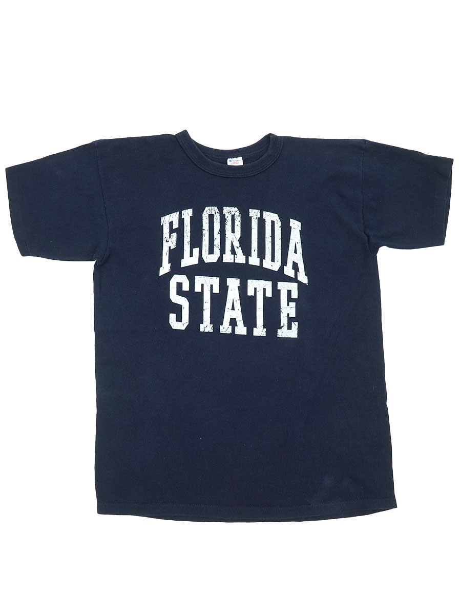80'S CHAMPION ''FLORIDA STATE'' 100% COTTON T SHIRT (SIZE. LARGE