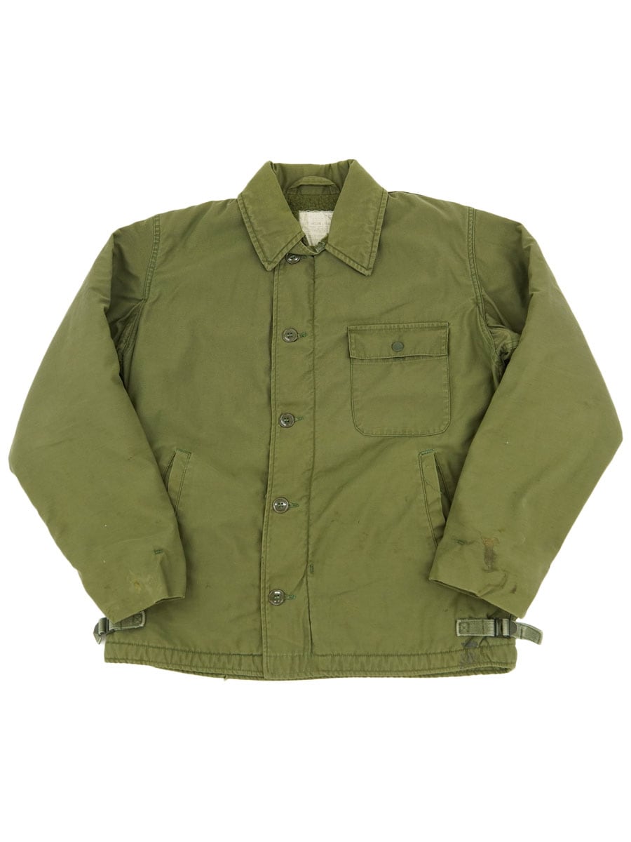 80'S～ U.S.NAVY A-2 DECK JACKET (SIZE.MEDIUM) ASIS | NEW ITEM