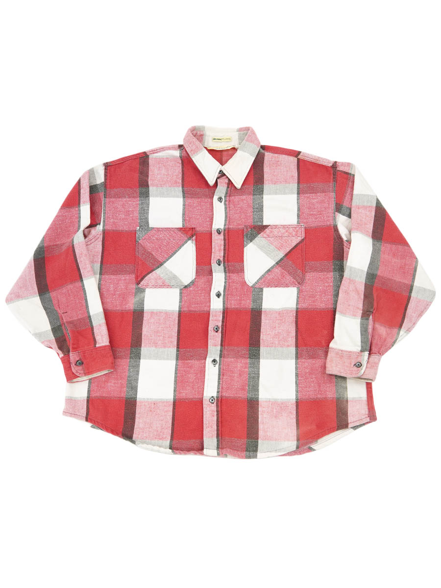 80'S ST.JOHN'S BAY PLAID FLANNEL SHIRT (SIZE.2X LARGE) MADE IN USA 80'S ST.JOHN'S BAY PLAID FLANNEL SHIRT (SIZE.2X LARGE) MADE IN USA