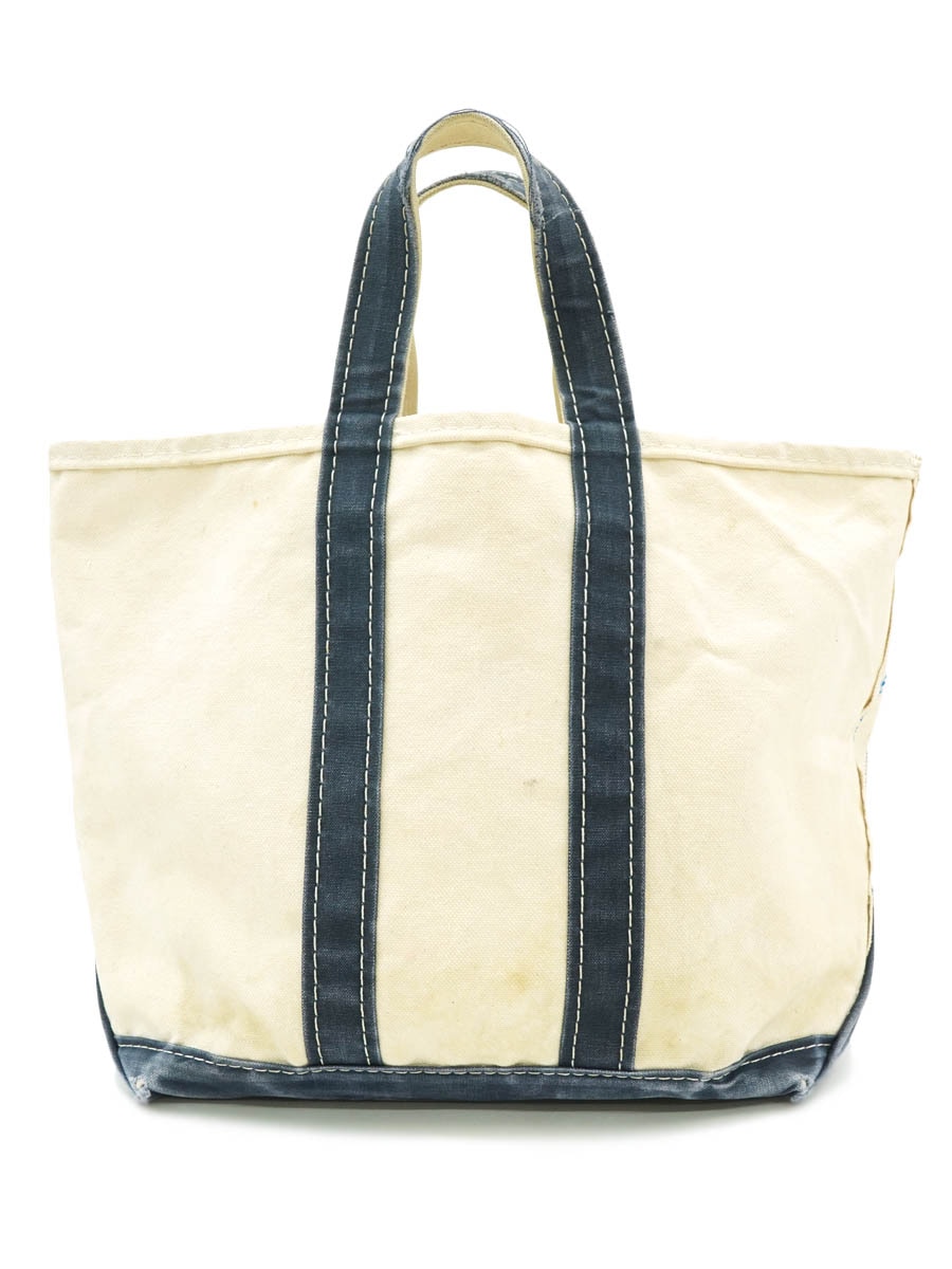 希少　ビンテージ USA製 B-6 US SHEEPSKIN Lサイズ程度 80'S L.L.BEAN BOAT AND TOTE NATURAL/NAVY | NEW ITEM | | BerBerJin
