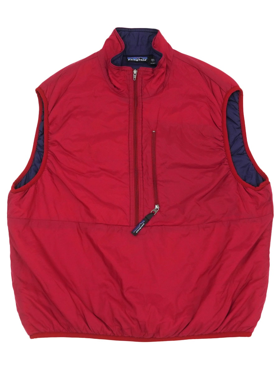 97 PATAGONIA PUFFBALL VEST BURNT CHILI/REGAL PURPLE (SIZE.MEDIUM