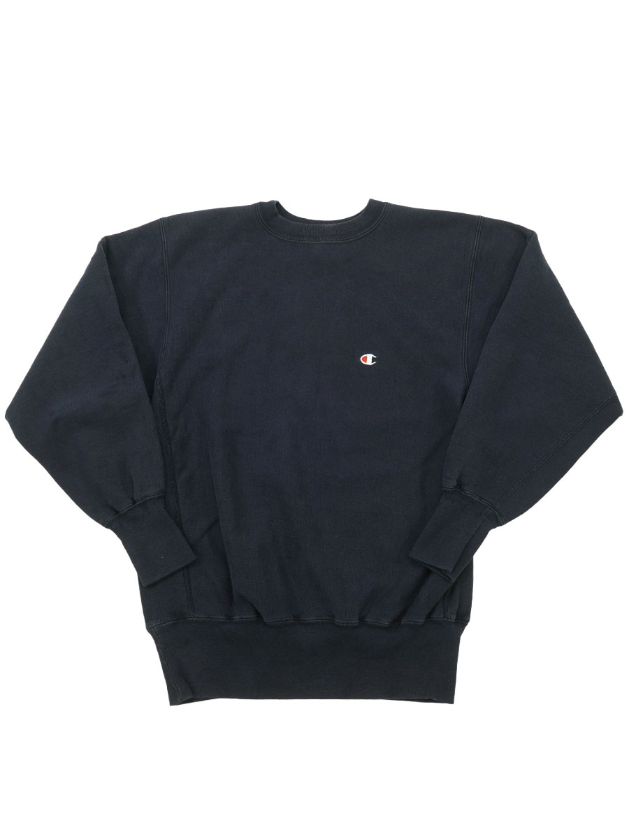 90'S CHAMPION REVERSE WEAVE PLAIN BLACK (SIZE.LARGE) MADE IN USA