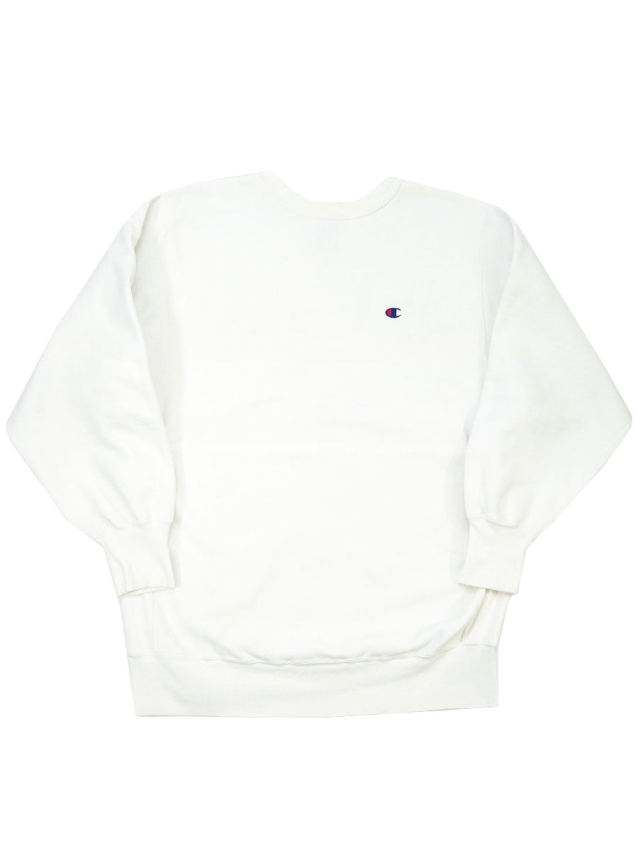 90'S CHAMPION REVERSE WEAVE PLAIN WHITE (SIZE.XX LARGE) MADE IN
