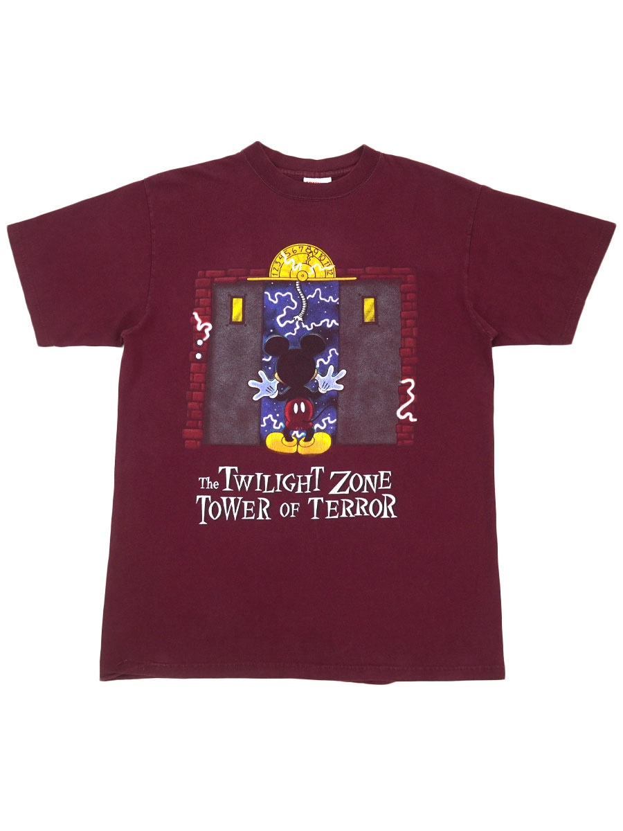 90s USA製 Disney Tower of Terror Tシャツ 90's The Twilight Zone Tower of Terror プリントTシャツ “MADE IN