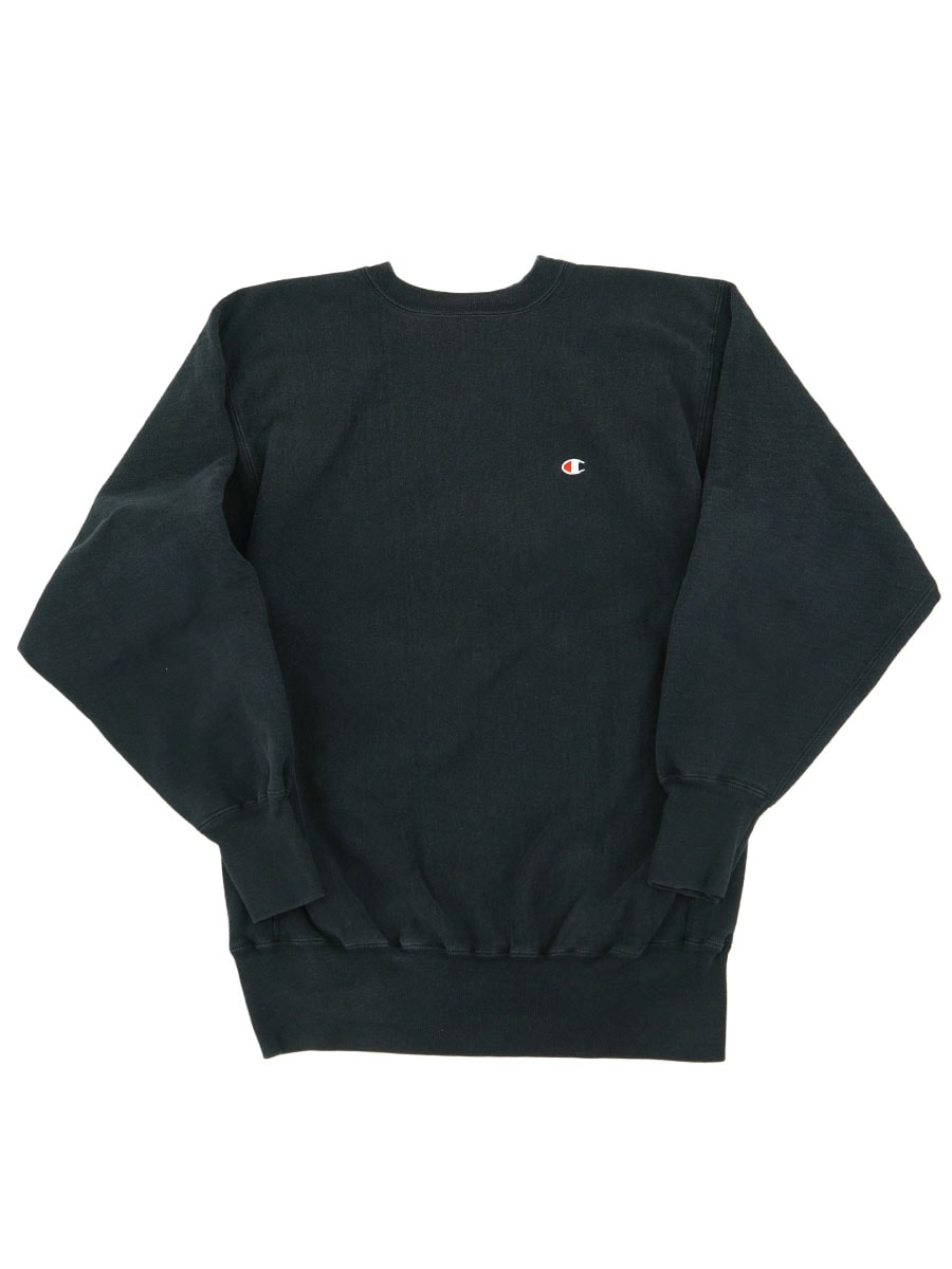 90'S CHAMPION REVERSE WEAVE PLAIN BLACK (SIZE.XX LARGE) MADE IN