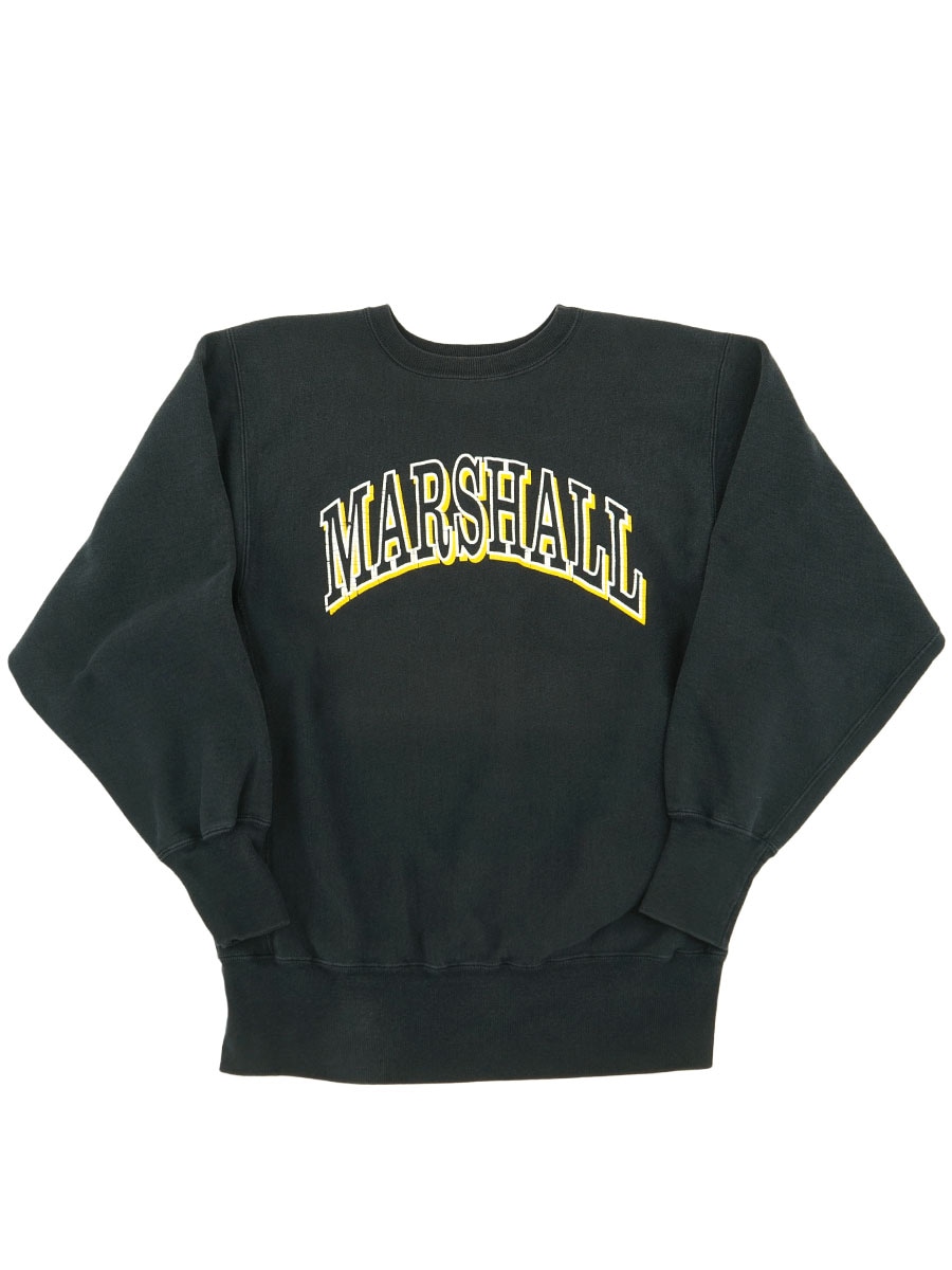 90'S CHAMPION REVERSE WEAVE ''MARSHALL'' BLACK (SIZE.LARGE) MADE
